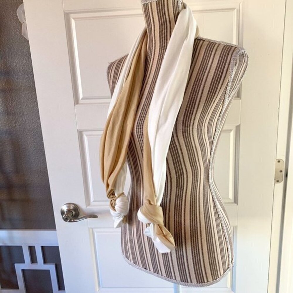 Misslook Two-Tone Knotted Scarf NWOT